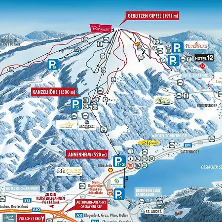 Lejlighed Wintertraum Gerlitzen Alpe - Skifahren, Wellness Und Zentrumsnah